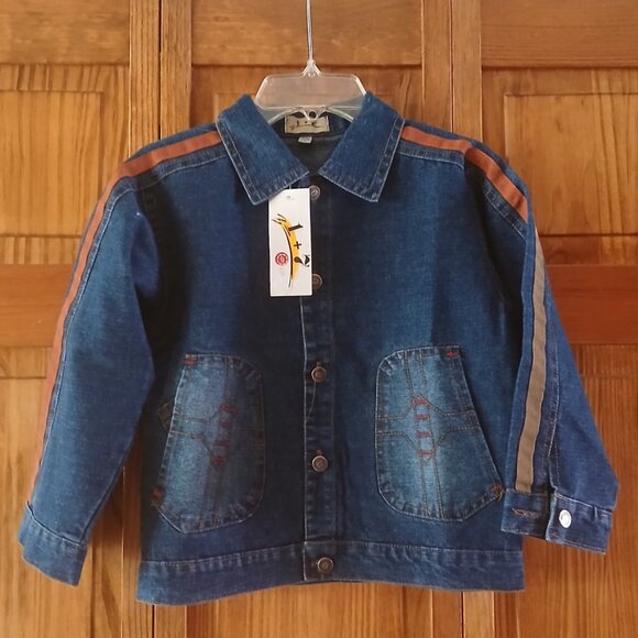 1+7 Other - "1 + 7"  blue jean jacket sz 9 boys - NWT